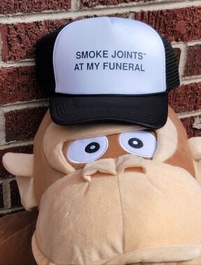 Smoke Joints At My Funeral Trucker Cap